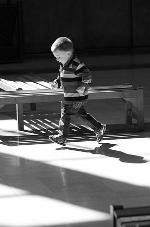 Running thru the station